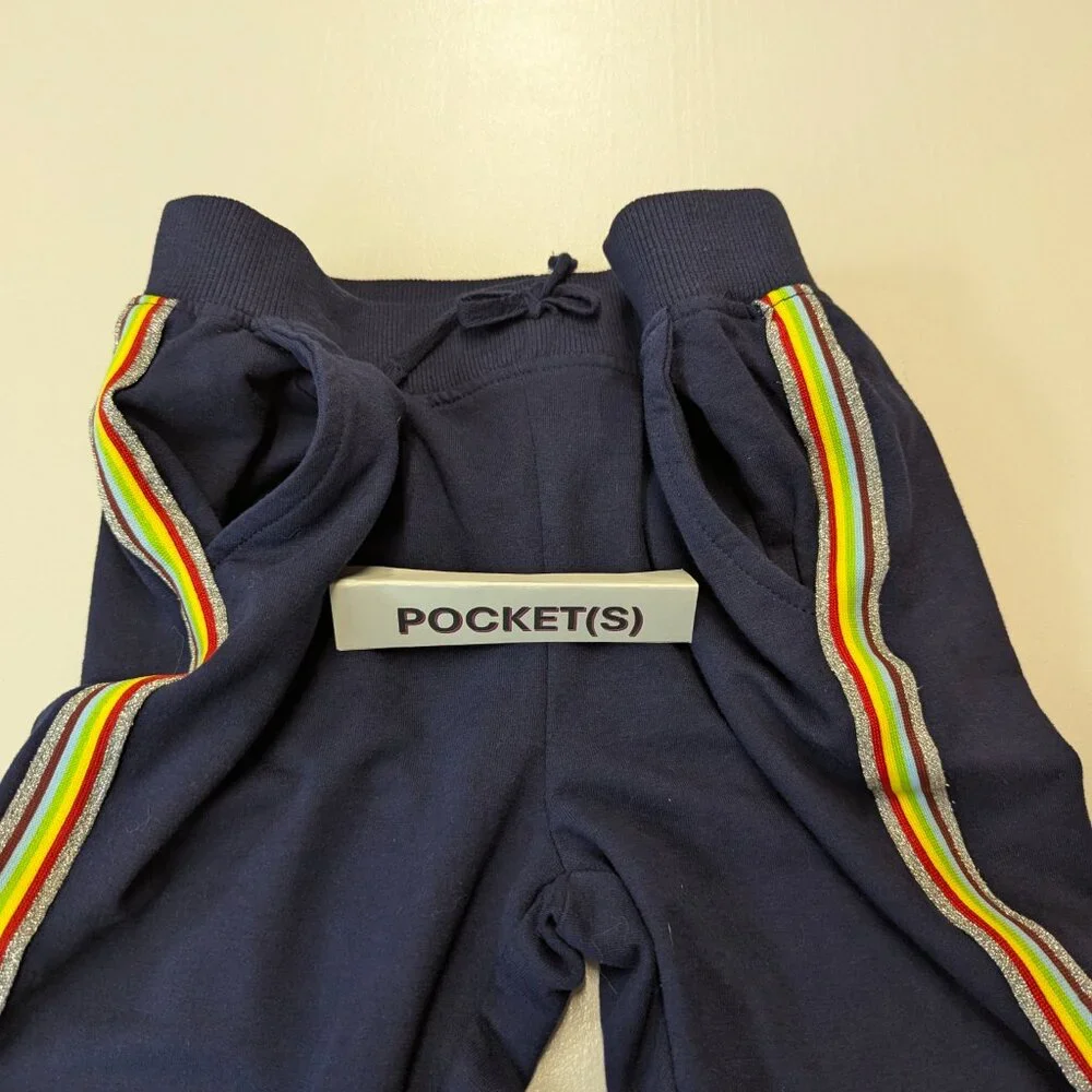 NWT Lee Size Medium (8-10) Navy Sweatpants and Zippered Hooded Jacket